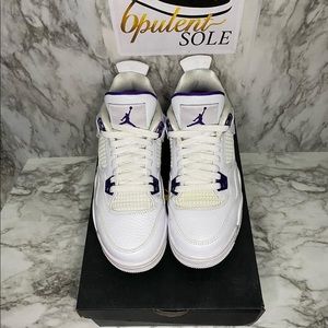 Jordan 4 metallic purple
